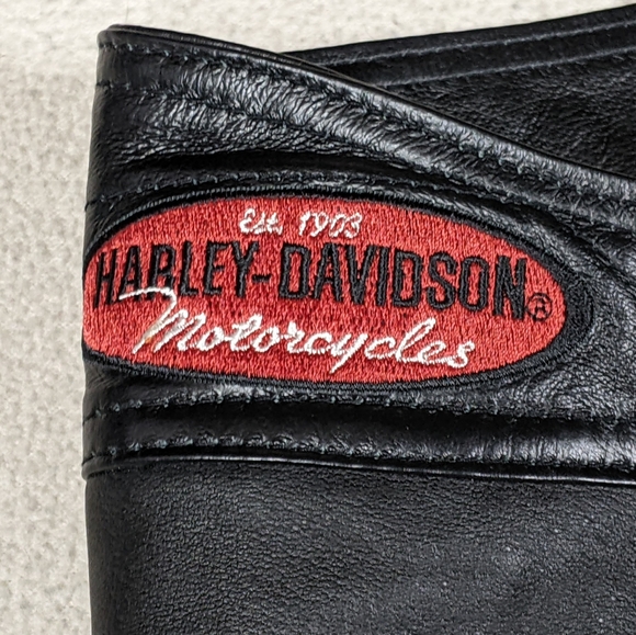 Harley Davidson Riding Gear Deluxe Pigskin Leather Chaps Women's Sz Small Hemmed - Picture 12 of 16